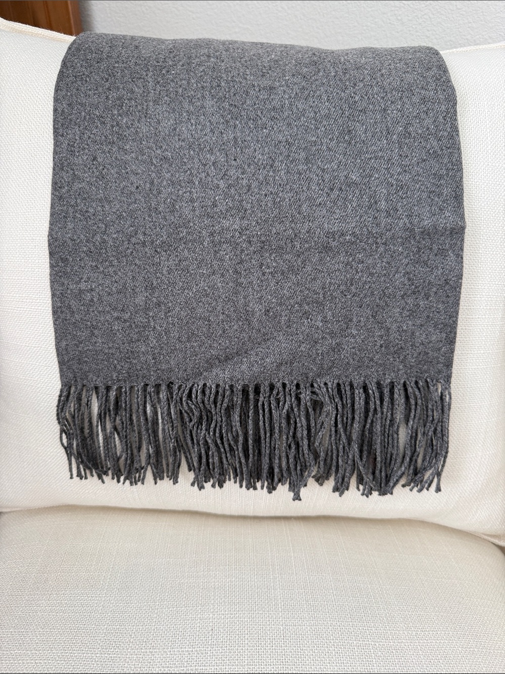 Riiqiichy Scarf Shawl Throw Gray 39x27.5”